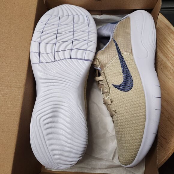 Nike Flex Experience RN 11 NN – Women’s 9.5, Sanddrift/Blue, Unworn - Picture 9 of 9